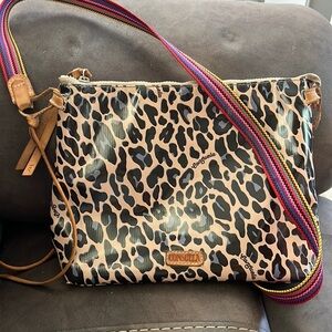 Consuela Leopard Print Crossbody